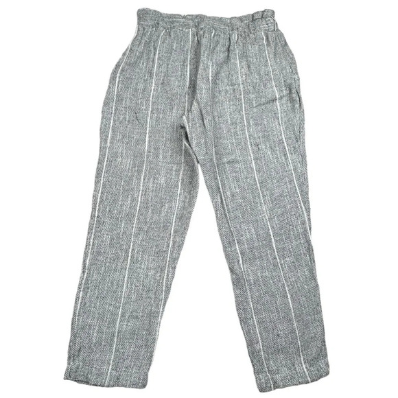 Free People Wild Coast Woven Crop Pants. High Waisted. Size 2. (No Belt) - Picture 3 of 12